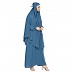 BT- Two Piece Jilbab combo in French Blue